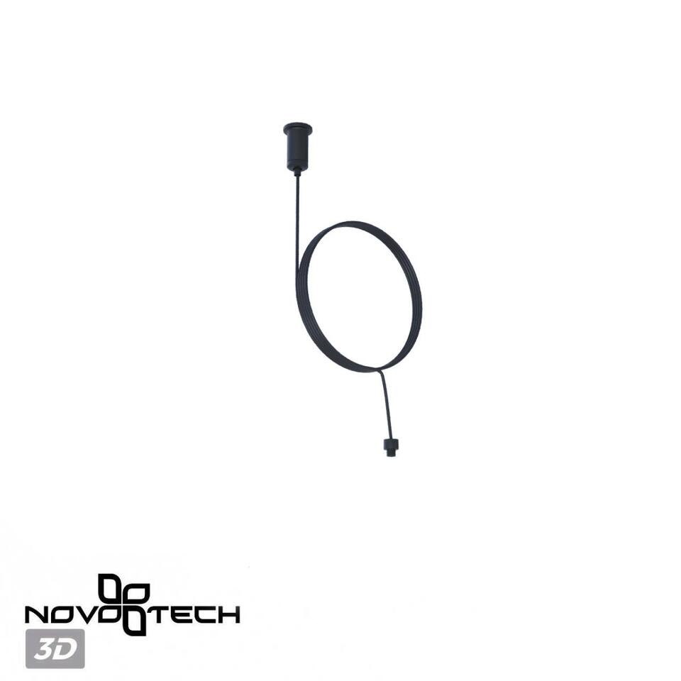 Фото №2  NOVOTECH 359388 KONST NT24 041 черный Подвес (длина троса – 2м) IP20 GLAT