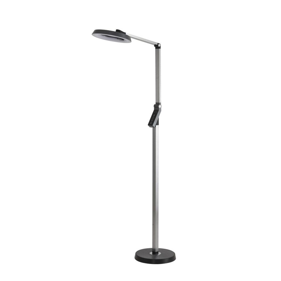 Фото №8  Торшер LUMION 8332/15FL LEDIO LN26 458 темно-серый, металл/пластик Торшер LED 15W 3000/4000/6000K ССТ/диммер/LCD 220-240V GENRI