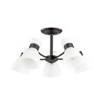 Превью фото №1  Люстра LUMION 4534/5C COMFI LN26 112 черный Люстра потолочная E27 5*60W 220V WILMA