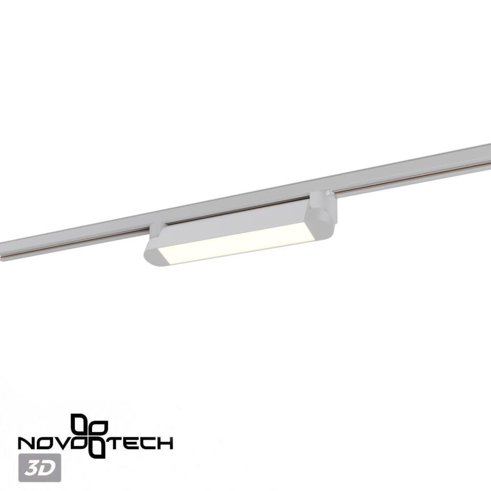 Фото №8  NOVOTECH 359793 PORT NT25 236 белый Светильник однофазный двухжильный трековый с переключ. цв. температуры IP20 LED 12W 180-265V 2700К/3200К/4000К ITER