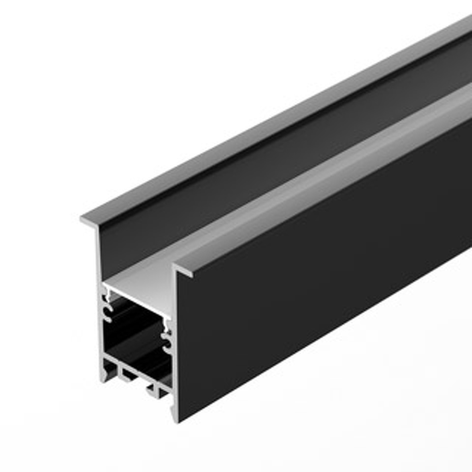 Фото №1  Arlight Профиль SL-COMFORT-3542-F-2000 ANOD BLACK ( Алюминий)