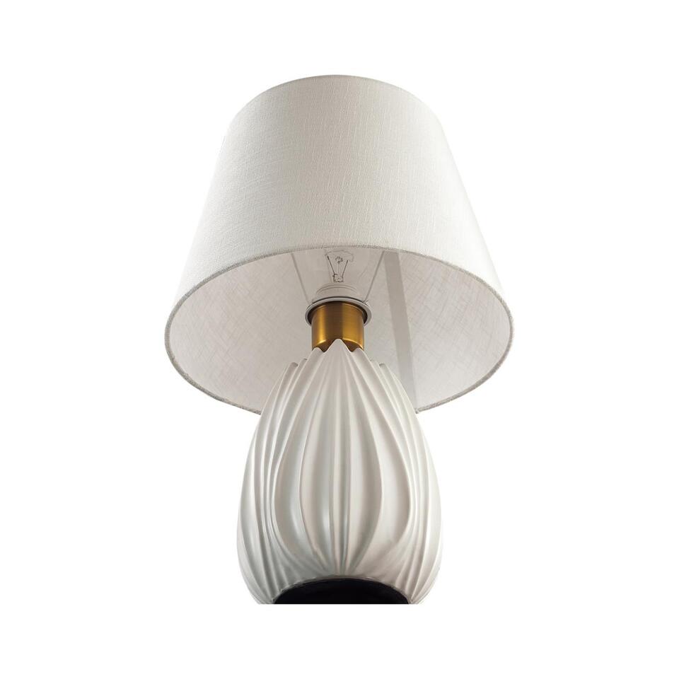 Фото №7  Настольная лампа LUMION 8121/1T COMFI LN26 477 белый, керамика/текстиль Настольная лампа E27 1*60W 220V SONA