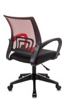 Превью фото №6  Кресло Кресло офисное TopChairs ST-Basic сетка/ткань красный