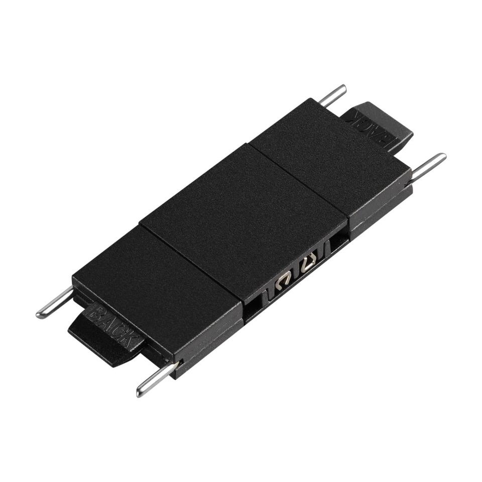 Фото №2  NOVOTECH 135268 SHINO NT24 093 черный Соединитель с токопроводом прямой для низковольтного шинопровода IP20 24V EASY