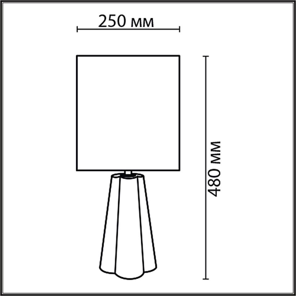 Фото №7  Настольная лампа LUMION 8125/1T COMFI LN26 478 черный/серый, керамика/текстиль Настольная лампа E27 1*60W 220V HINAMI