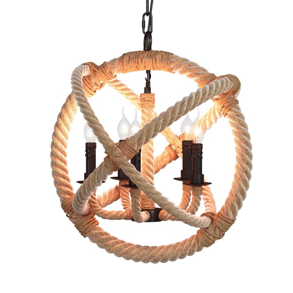 Фото №4  Люстра LOFT1194-5 Подвесная люстра LOFT IT Rope
