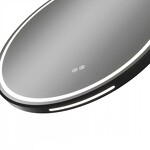 Превью фото №12  Watersense Зеркало Lina Supernova Black D80, LED подсветка, сенсор, антипар T20124