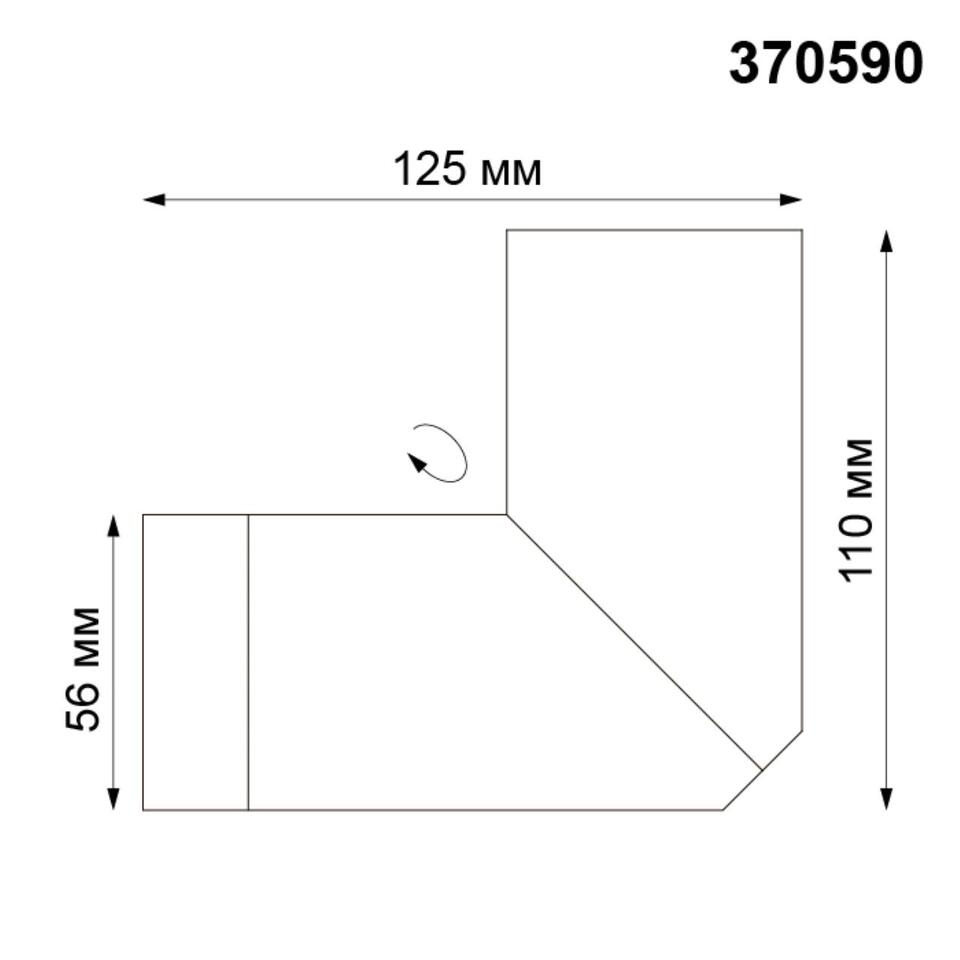 Фото №4  NOVOTECH 370590 OVER NT19 408 серебристый черный Накладной светильник IP20 GU10 50W 220-240V ELITE