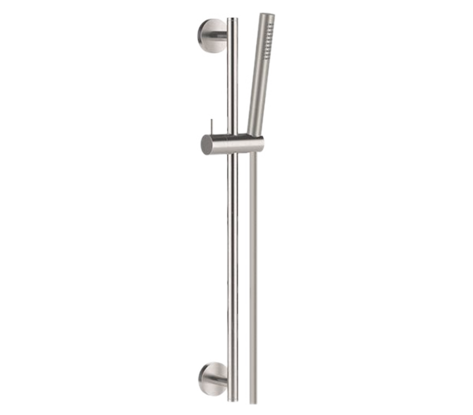 Фото №2  Душевая стойка с ручным душем и шлангом Remer INOX SS317M317MM, нержавеющая сталь