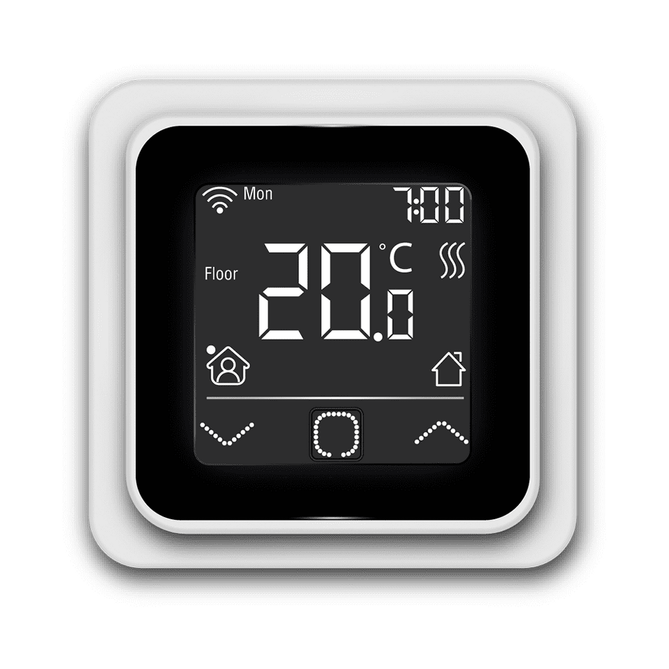 Фото №1  Терморегулятор PRIMOCLIMA для теплого пола Intelligent, белый