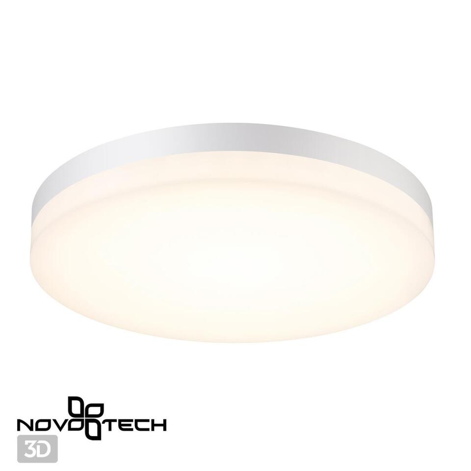 Фото №4  NOVOTECH 358889 STREET NT22 782 белый Светильник ландшафтный светодиодный IP54 LED 4000К 40W 220V OPAL