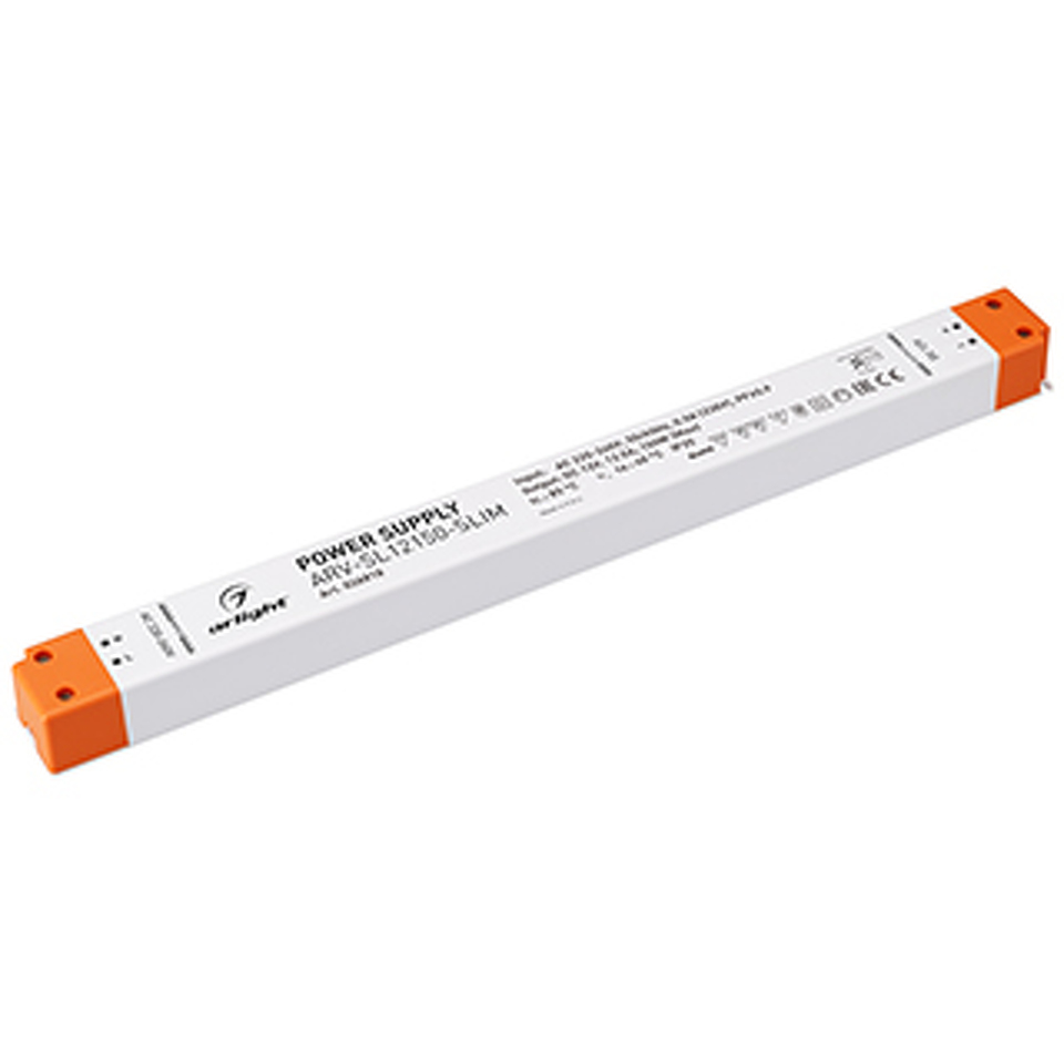 Фото №1  Arlight Блок питания ARV-SL12150-SLIM (12V, 12.5A, 150W, PFC) ( IP20 Пластик, 3 года)