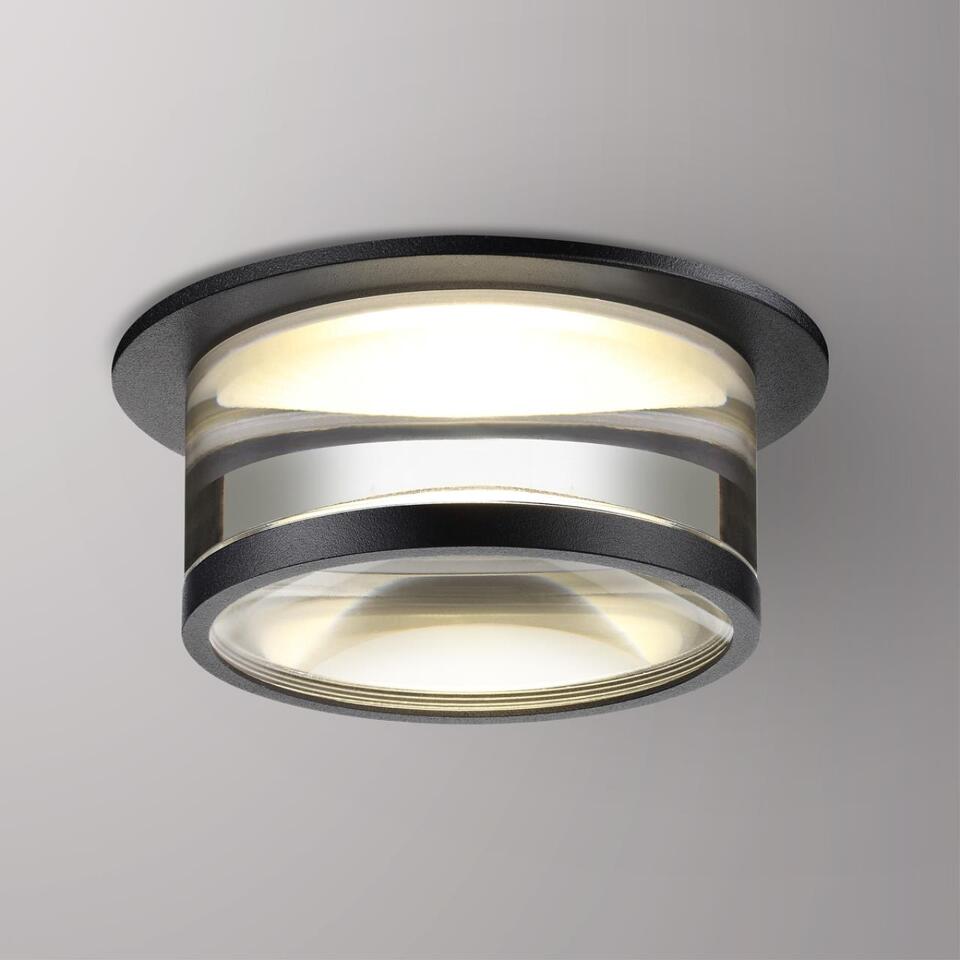 Фото №3  NOVOTECH 370914 SPOT NT22 512 черный Светильник встраиваемый IP20 GU10 9W 220V GEM