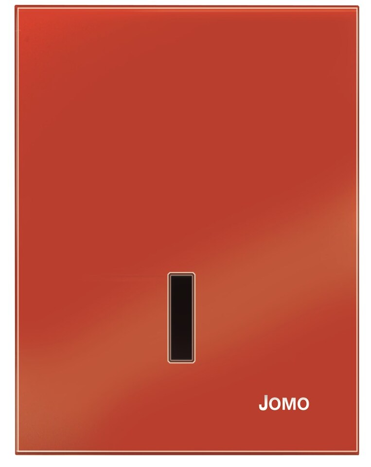 Фото №3  172-6800XX Jomo EXCLUSIVE URI-G Панель смыва с инфракрасным датчиком для писсуара 6V  Красное стекло