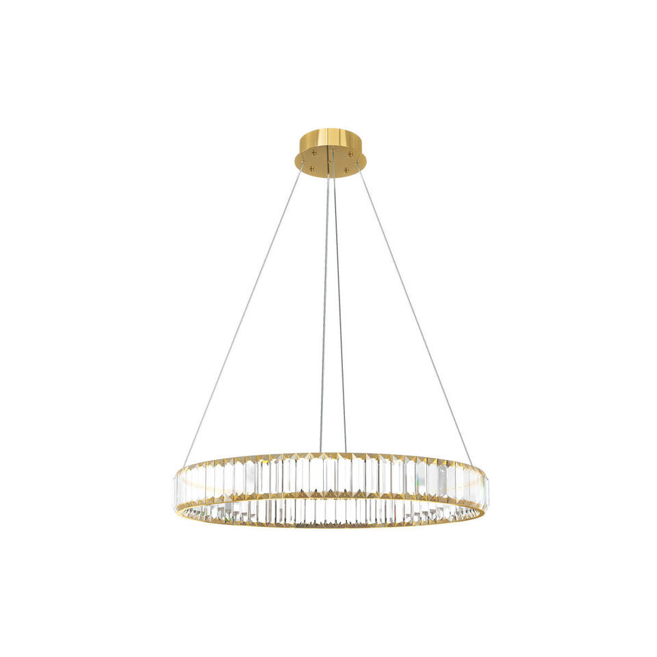 Фото №4  Подвесной светильник 10135/600 Gold Подвесной светильник LOFT IT Crystal ring