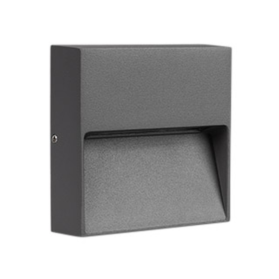 Фото №1  Arlight Светильник LGD-TRACE-S100x100-4W Warm3000 (GR, 65 deg, 230V) ( IP65 Металл, 3 года)
