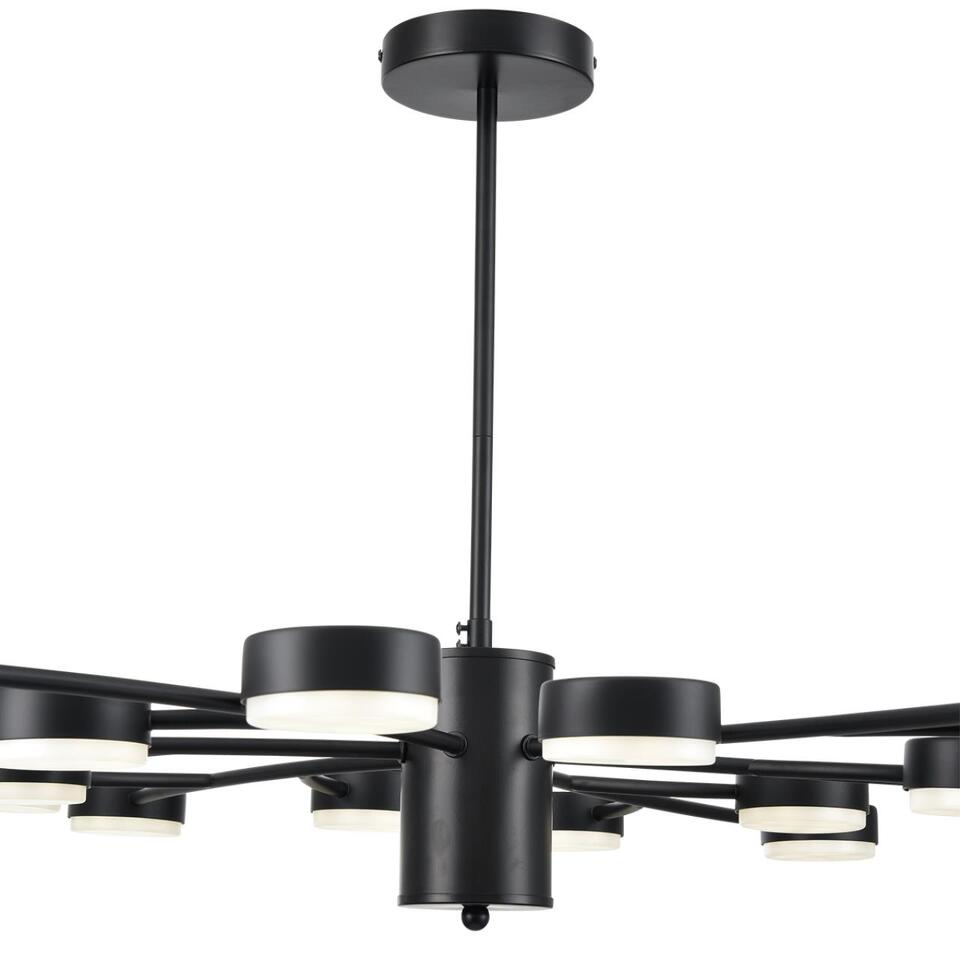 Фото №9  Люстра LUMION 8117/18 COMFI LN26 235 черный, металл Люстра LED GX53 18*7W 220V TORINA
