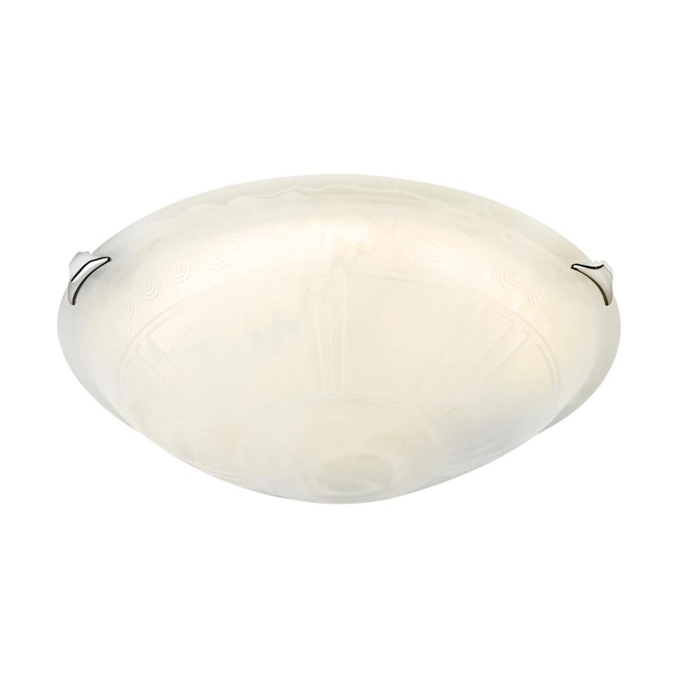 Фото №6  SONEX 7601/DL SNOK SN 000 Светильник стекло/белое/хром LED 48Вт 4000K D405 IP20 LUFE