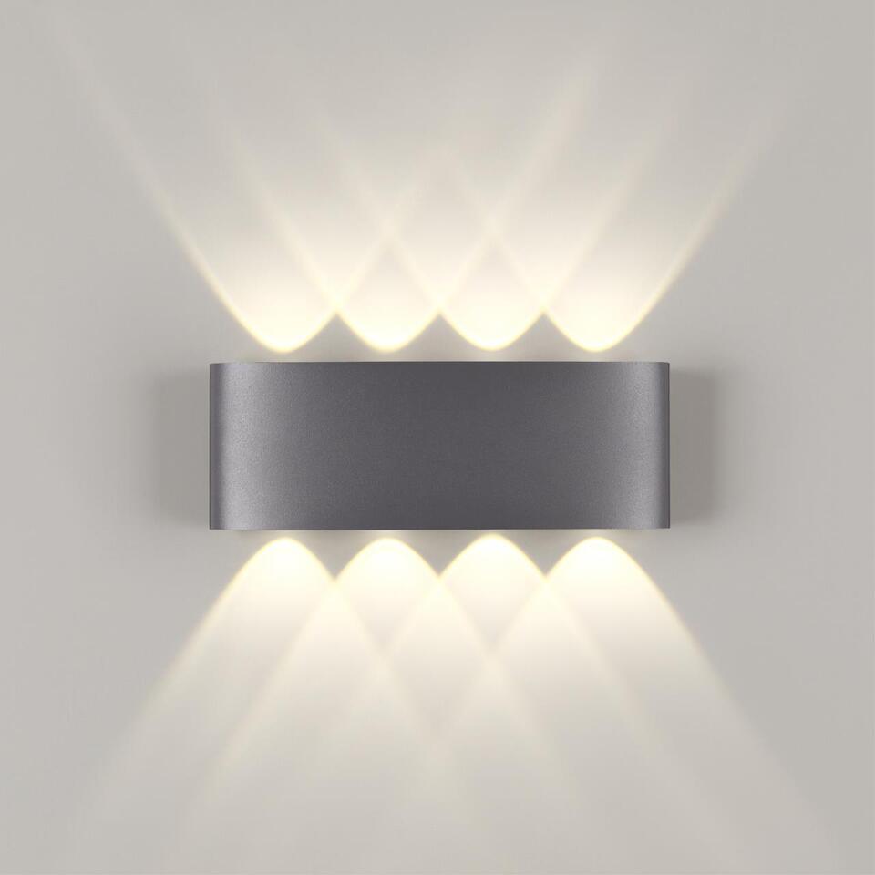Фото №5  NOVOTECH 358461 STREET NT20 736 темно-серый  Ландшафтный настенный светильник IP54 LED 4000K 8W 85-265V CALLE