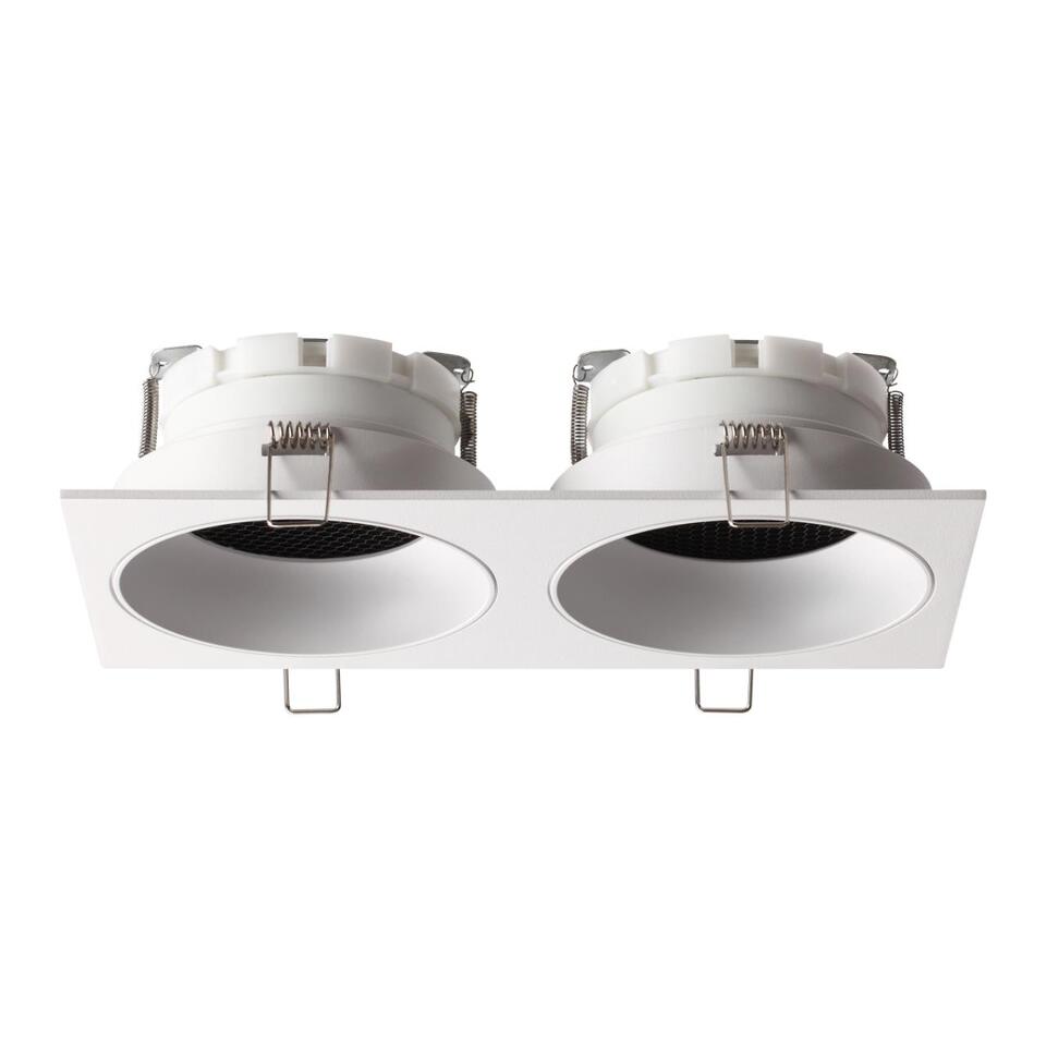 Фото №7  NOVOTECH 371007 WIR NT25 000 белый Светильник встраиваемый IP20 GX53 12W 220-240V GEMINI