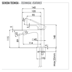Превью фото №2  Смеситель для биде Remer Absolute AU22