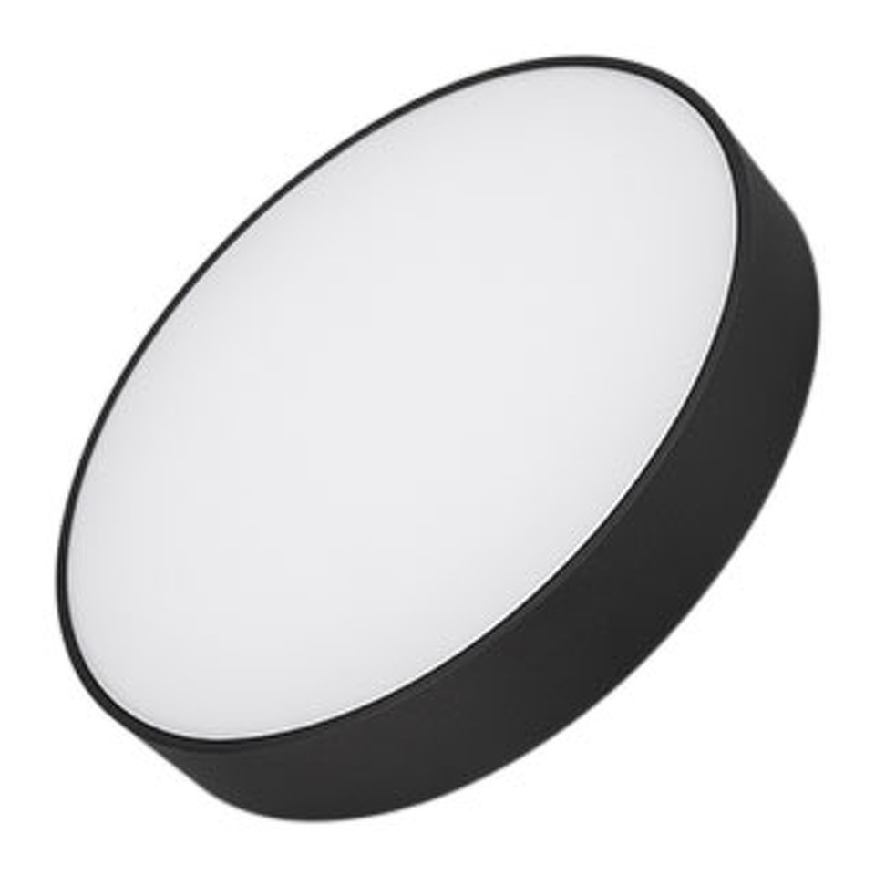 Фото №1  Arlight Светильник SP-RONDO-R400-40W Warm3000 (BK, 120 deg, 230V) ( IP40 Металл, 3 года)