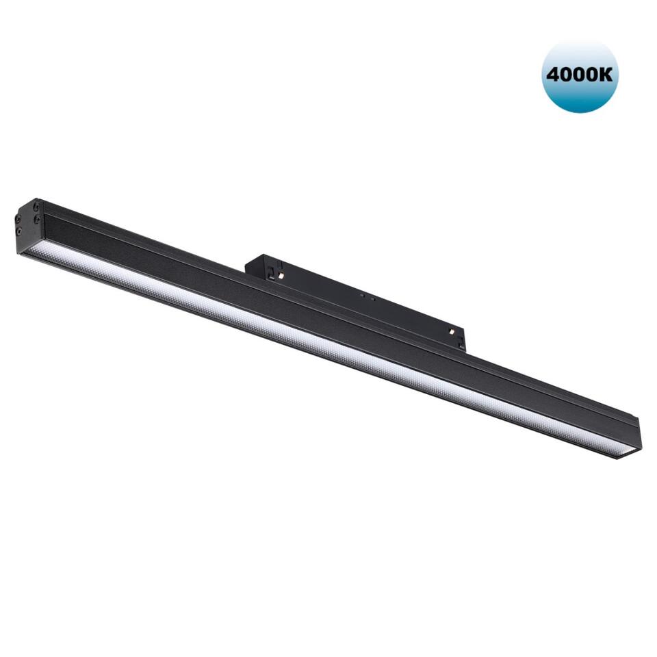 Фото №7  NOVOTECH 358416 SHINO NT20 152 черн Трековый светильник для низков. шинопровода IP20 LED 4000K 24W 48V FLUM