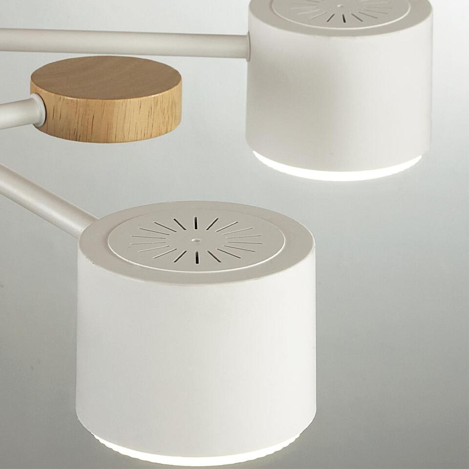 Фото №10  LUMION 8195/7C COMFI LN26 336 белый, металл/дерево/пластик Потолочный светильник LED GX53 7*9W 220V RONDO