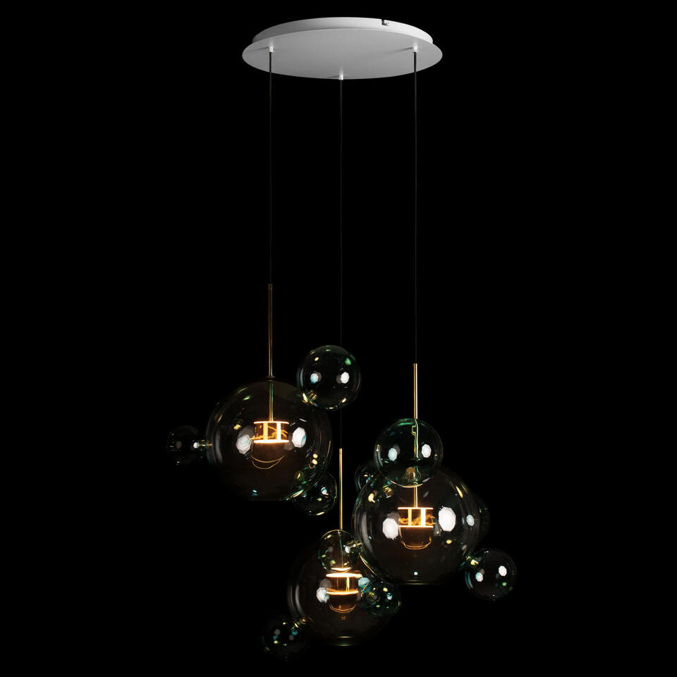 Фото №8  Подвесной светильник 2027-D3 Blue Подвесной светильник LOFT IT Bolle