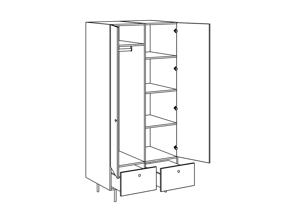 Фото №7  Шкаф OGOGOHOME Шкаф Frida