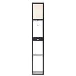Превью фото №9  Торшер LUMION 8092/1F COMFI LN26 460 черный/белый, дерево/текстиль Торшер Е27 1*60W 220V PRACTIC