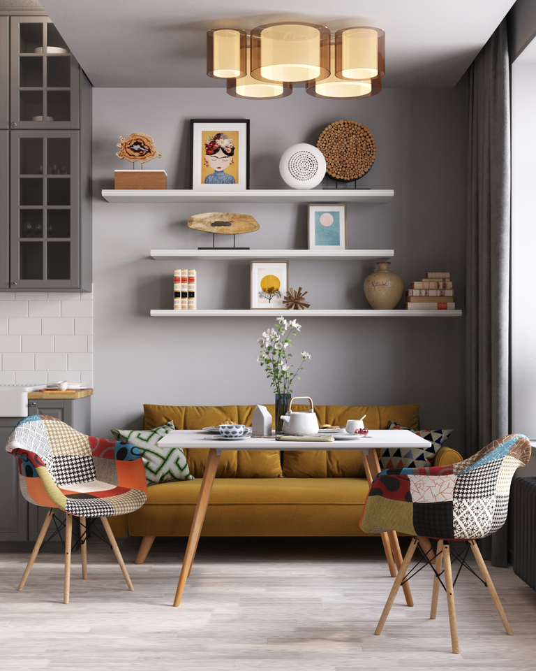Фото №10  Кресло Кресло Eames DSW пэчворк