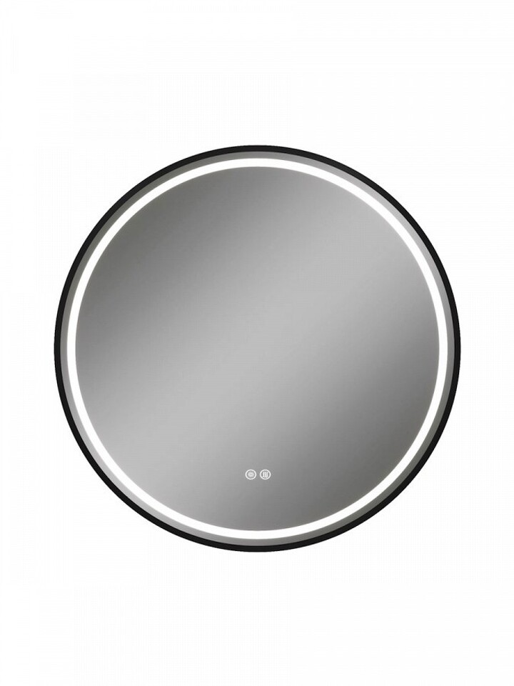 Фото №32  Watersense Зеркало Lina Supernova Black D60, LED подсветка, сенсор, антипар T20122