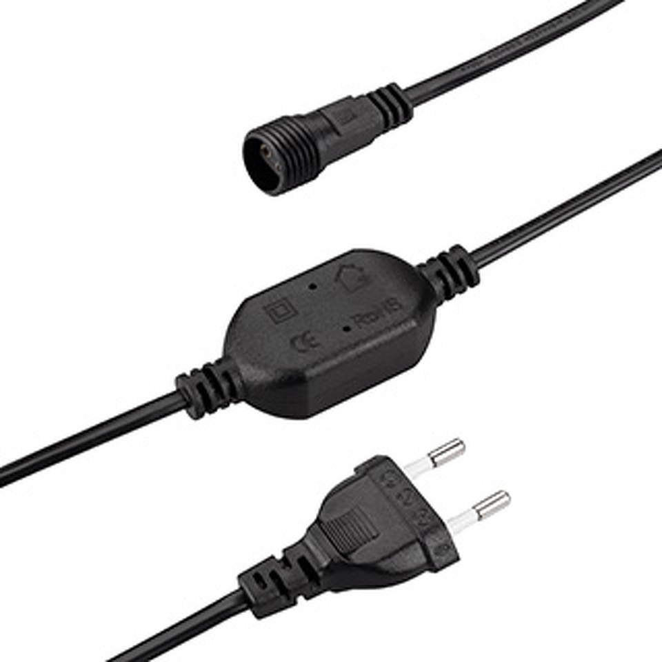 Фото №1  Ardecoled Шнур питания ARD-ICICLE-CLASSIC-1.5M Black (230V, 1.6A) ( -)