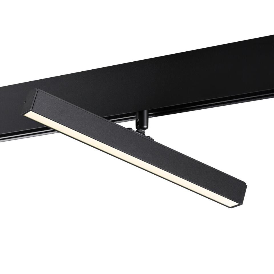 Фото №7  NOVOTECH 358612 SHINO NT21 045 черный Трековый светильник для низковольного шинопровода IP20 LED 4000K 12W 48V FLUM