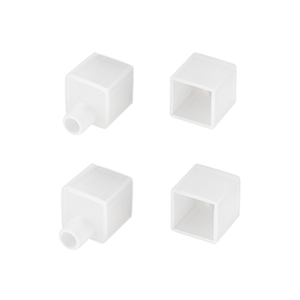 Фото №1  Arlight Заглушка WPH-FLEX-1414-TOP WHITE с отверстием ( Пластик)