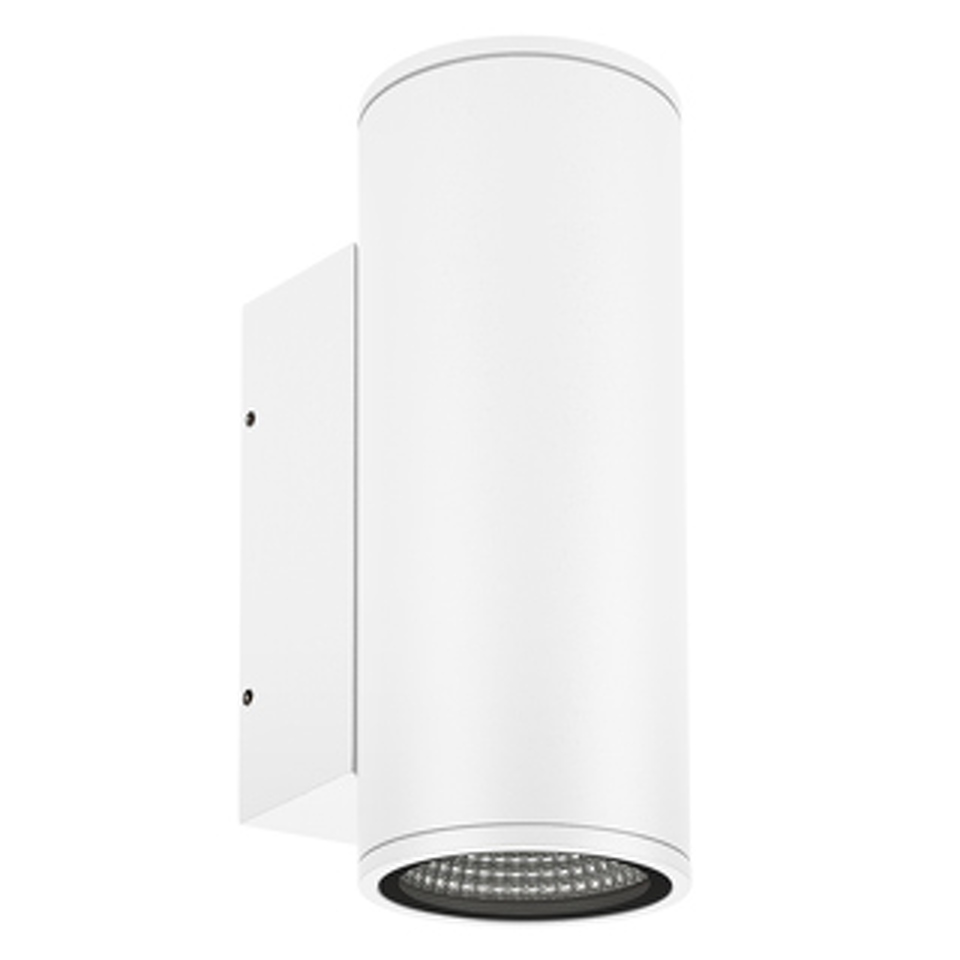 Фото №1  Arlight Светильник LGD-FORMA-WALL-TWIN-R90-2x12W Warm3000 (WH, 44 deg, 230V) ( IP54 Металл, 3 года)