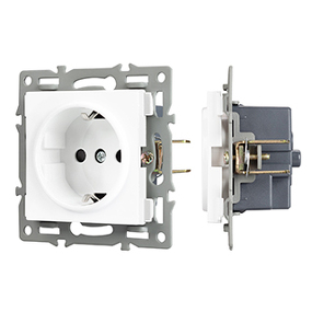 Фото Arlight Механизм электрической розетки SCT-MEU1-PL-WH (250V, 16A) ( -)