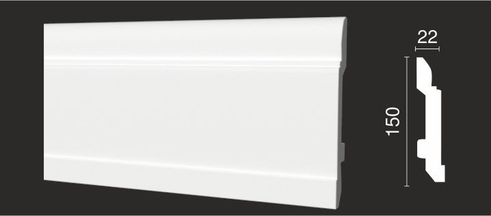 Фото №3  Плинтус Decor-dizayn DD702/Плинтус (150х22x2000мм)/10, шт