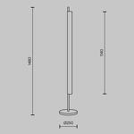 Превью фото №3  Торшер Напольный светильник (торшер) Maytoni MOD258FL-L15BS3K