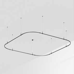 Фото Arlight Основание ART-APRIORI-QUADRAT-SOFT-HANG-3500x3500 (BK) ( IP20 Металл, 3 года)
