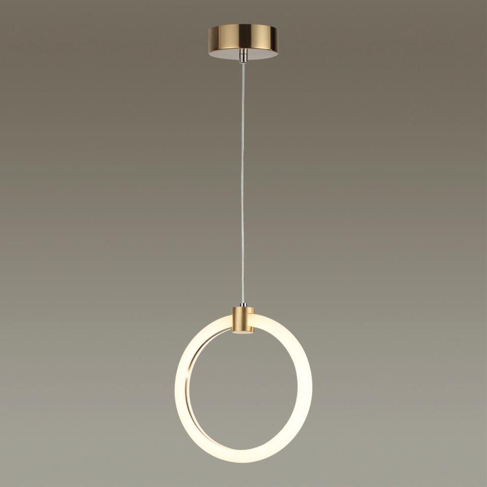 Фото №4  Подвесной светильник LUMION 5297/7L LEDIO LN23 000 золотой Подвес LED 7W 3000K 574Лм 220V NOVA