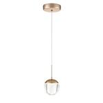 Превью фото №7  Подвесной светильник LUMION 8083/1A LEDIO LN25 000 золото/прозрачный, металл/акрил Подвесной светильник LED 3W 4000K 220V RIMINI