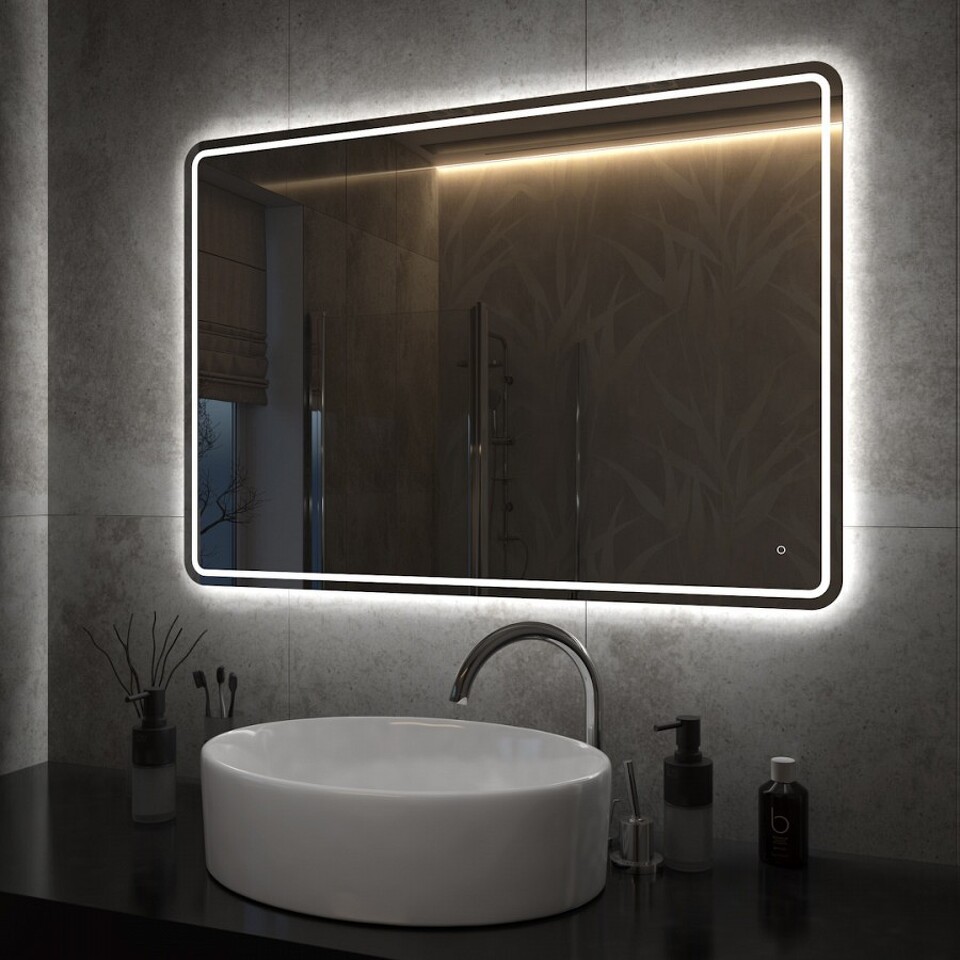Фото №15  Teymi Зеркало Solli Pro 100х70, LED подсветка, сенсор