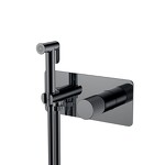 Превью фото №1  Boheme Смеситель гигиенический STICK Shine Gun Metal LINEA
