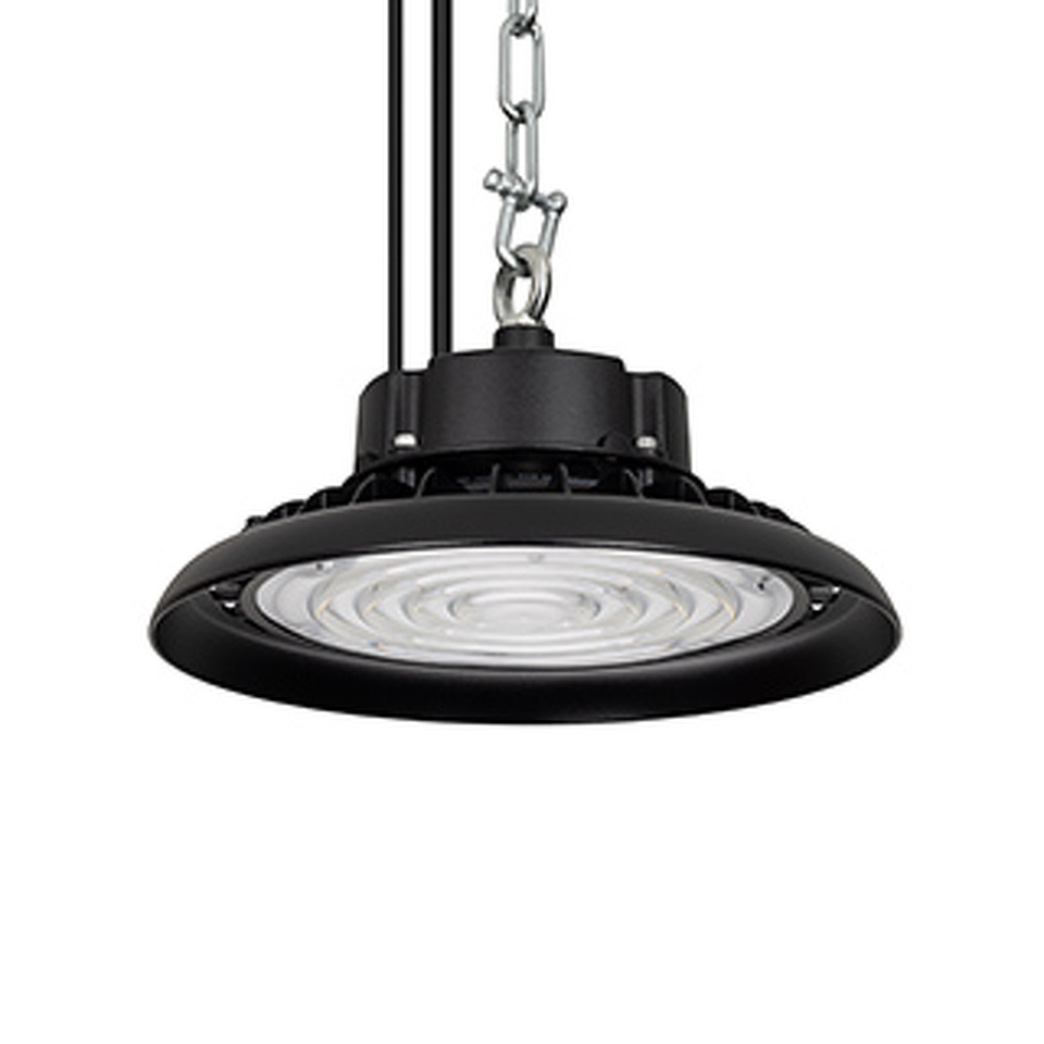 Фото №1  Подвесной светильник Arlight Светильник SP-ARIVA-DIM-R260-100W White5000 (BK, 60 deg, 230V, 0-10V) ( IP65 Металл, 5 лет)