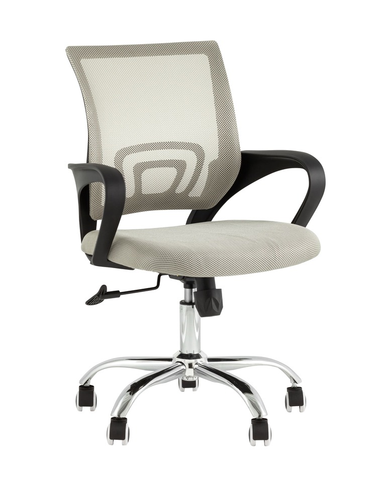 Фото №10  Кресло Кресло офисное TopChairs Simple New серый