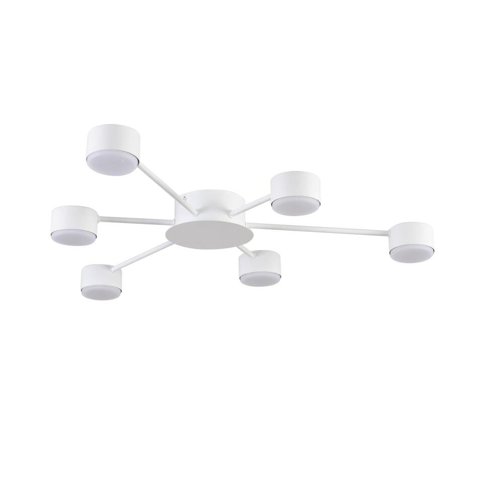 Фото №6  Люстра LUMION 8343/6C COMFI LN26 252 белый, металл Люстра GX53 LED 6*7W 220V TORINA
