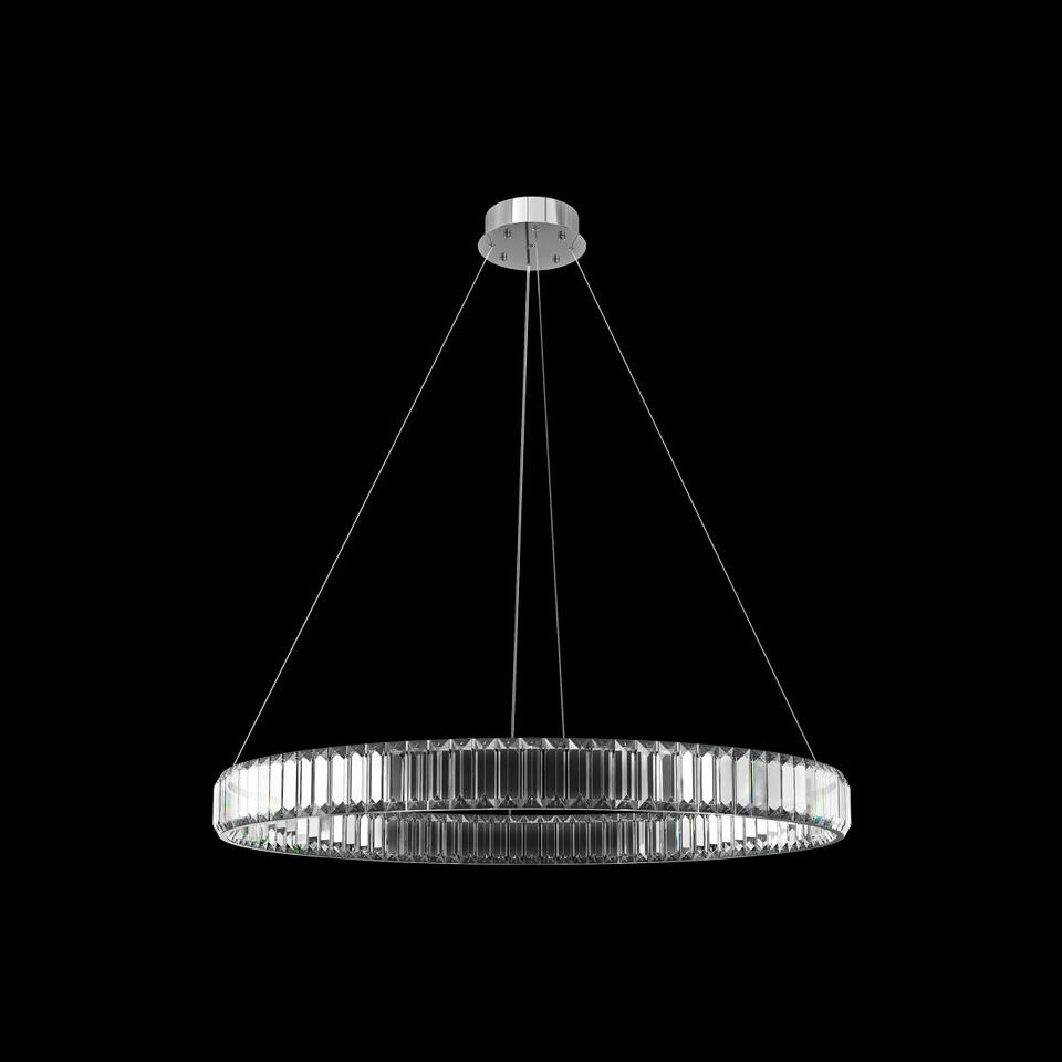 Фото №4  Подвесной светильник 10135/800 Chrome Подвесной светильник LOFT IT Crystal ring