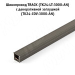 Превью фото №2  PULSE ТРЭК Шинопровод, 3000 мм, 24 В, антрацит, TRACK (TK24-LT-3000-AN)